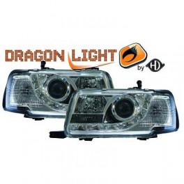 Farois frontais AUDI 80 91-94 KLARGLAS/CHROM