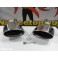 Kit De 2 Ponteiras De Escape Oval Tipo Cupra 142x80mm X 210MM 100% De Inox