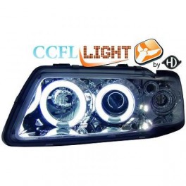 Farois frontais Audi A3 96-00 KLARGLAS/CHROM CCFL ANGEL EYES