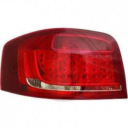 Farois traseiros Audi A3 08-12 ROT-SMOKE / 3-T, tom, vermelho