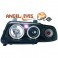 Farois frontais (1016580) Audi A4 94-99, preto, transparente
