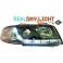 Farois frontais (1016586) Audi A4 94-98, preto, transparente, REAL DAY LIGHT