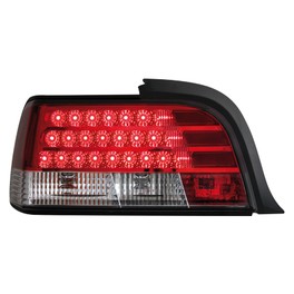 LED taillights BMW E36 Coup&eacute; 92-98 _ red/crystal