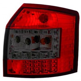 Farois traseiros (1017697) Audi A4 00-04, vermelho/preto