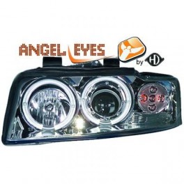Farois frontais (1017480) Audi A4 00-04 cr&oacute;mio, transparente