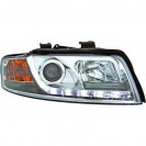Farois frontais (1017486) Audi A4 00-04 cr&oacute;mio, transparente