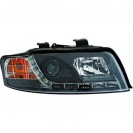 Farois frontais (1017586) Audi A4 00-04 preto, transparente