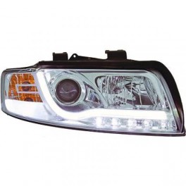 Farois frontais (1017487) Audi A4 00-04 cr&oacute;mio, transparente