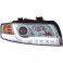 Farois frontais (1017487) Audi A4 00-04 crómio, transparente