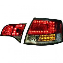 Farois traseiros (1017896) Audi A4 05-08 LED/AVANT, vermelho, cinzento-fumo, transparente