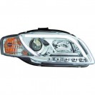 Farois frontais (1017687) Audi A4 04-07 cr&oacute;mio, transparente