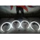 Aros / Argolas Angel Eyes SMD BMW E36 / E38 / E39 / E46 (Com Projetor) 131mm