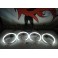 Aros / Argolas Angel Eyes SMD BMW E36 / E38 / E39 / E46 (Com Projetor) 131mm
