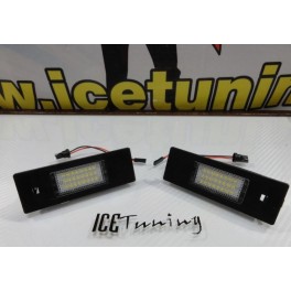 Suporte De Lampada De Matricula Com Led Branco Para BMW E81, E85, E86, E87, E87N, E63, E64(M6)