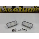 Suporte De Lampada De Matricula Com Led Branco Para BMW E46 98-05 4 P, 5P