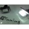 Suporte De Lampada De Matricula Com Led Branco Para Peugeot 206, 206+, 207, 407, 406, 306, 307, 308, 5008, Partner