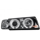 headlights BMW E38 7er 94-00 _ 2 halo rims _ chrome