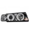 headlights BMW E38 7er 94-00 _ 2 halo rims _ chrome