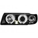 headlights BMW E38 7er 94-00 _ 2 halo rims _ black