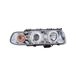 Head light set BMW 7-Serie E38 95-98 Chrome + Halo-Rims/Indicators