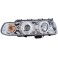 Head light set BMW 7-Serie E38 95-98 Chrome + Halo-Rims/Indicators