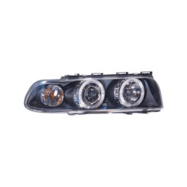Head light set BMW 7-Serie E38 95-98 Black + Halo-Rims/Indicators