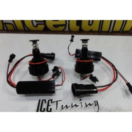 Lampadas H8 em leds para angel eyes Bmw E90, E91 LCI, E92, E93, E82, E87 LCI, E60 LCI, E61 LCI, E63, E64 LCI, 20W 1120 Lumens