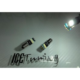 Led Can Bus BAY9S / H21W C/Casquilho Branco 2.5W, 220 Lumens