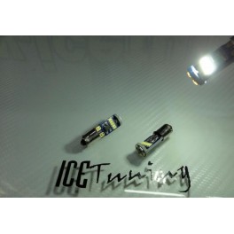 Led Can Bus BA9S / 4W C/Casquilho Branco 1.5W, 150 Lumens