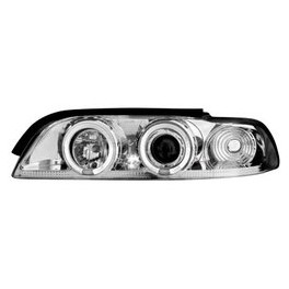 headlights BMW E39 5 Series 95-00 _ 2 halo rims