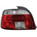 taillights BMW E39 95-00 _ red/crystal