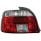 taillights BMW E39 95-00 _ red/crystal