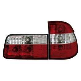 taillights BMW BMW E39 Touring 97-04 _ red/crystal