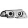 headlights BMW E46 4d 98-01 _ 2 LED halo rims