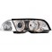 headlights BMW E46 4D 98-01 _ 2 halo rims