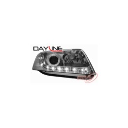 DAYLINE headlights AUDI A6 4B 97-01 _drl-optic _ chrome