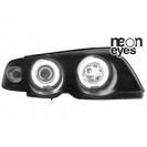 headlights BMW E46 Lim. 98-01_2 halo rims_black