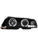 headlights BMW E46 2d 98-01 _ 2 halo rims_black