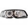 headlights BMW E46 2D 98-02 _ 2 halo rims