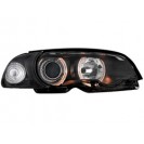 headlights BMW E46 2D 98-02 _ 2 halo rims_black