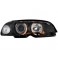 headlights BMW E46 2D 98-02 _ 2 halo rims_black