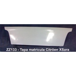 Tapa matr&iacute;cula Citr&ouml;en Xsara em fibra