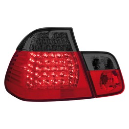 LED taillights BMW E46 4D 98-01 _ red/smoke