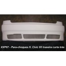 Para-choques Honda Civic 93 traseira curta tr&aacute;s em fibra