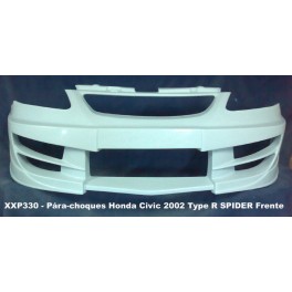 P&aacute;rachoques Honda Civic 2002 Type R SPIDER Frente em fibra
