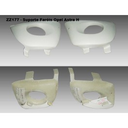 Suporte Far&oacute;is Opel Astra H em fibra