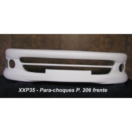 Para Choques Peugeot 206 Frente (normal) em fibra