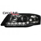 DAYLINE headlights AUDI A6 4B 97-01 _drl-optic _ black