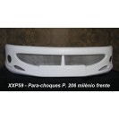 Para-choques Peugeot 206 Frente (novo) em fibra