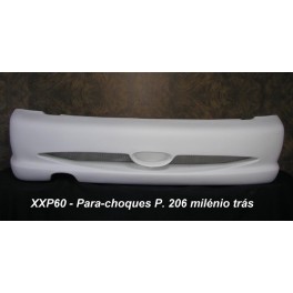 Para-choques Peugeot 206 tr&aacute;s (novo) em fibra